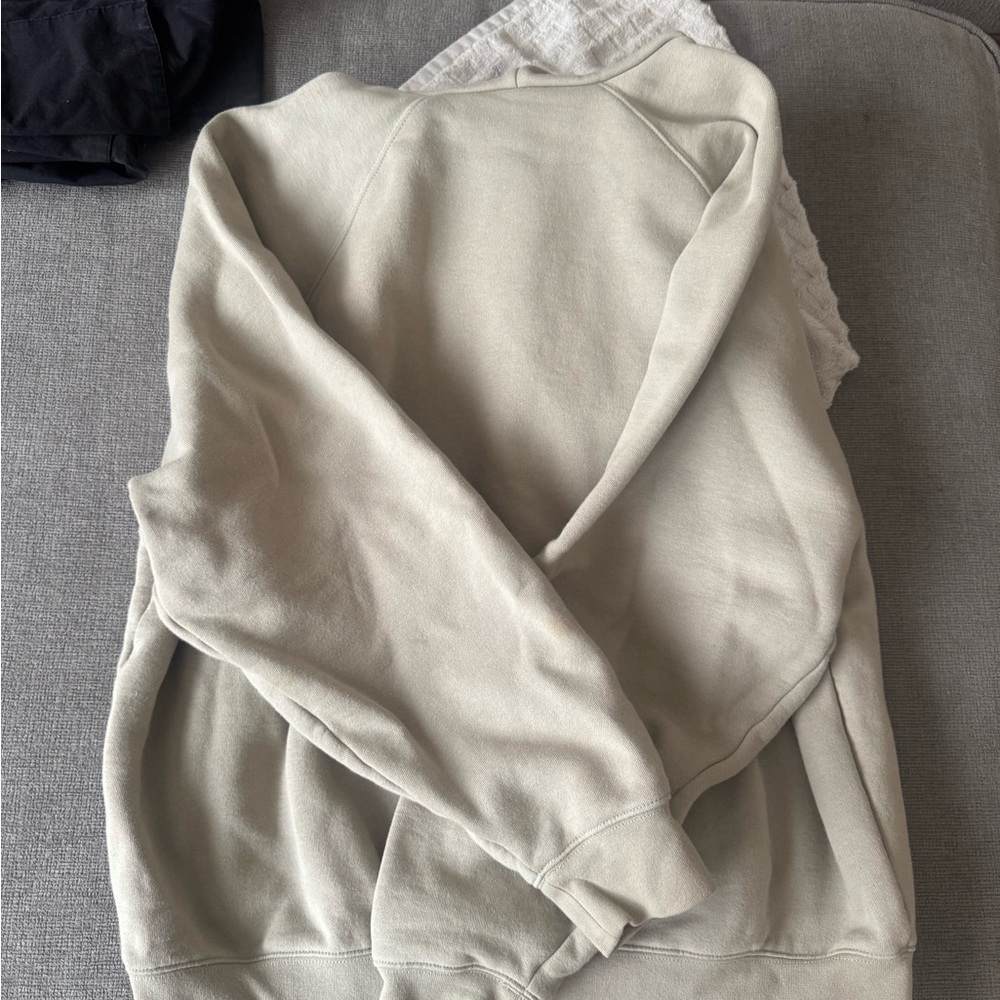 Essentials Fear of God Light Gray Knit Hoodie - Picture 6 of 6